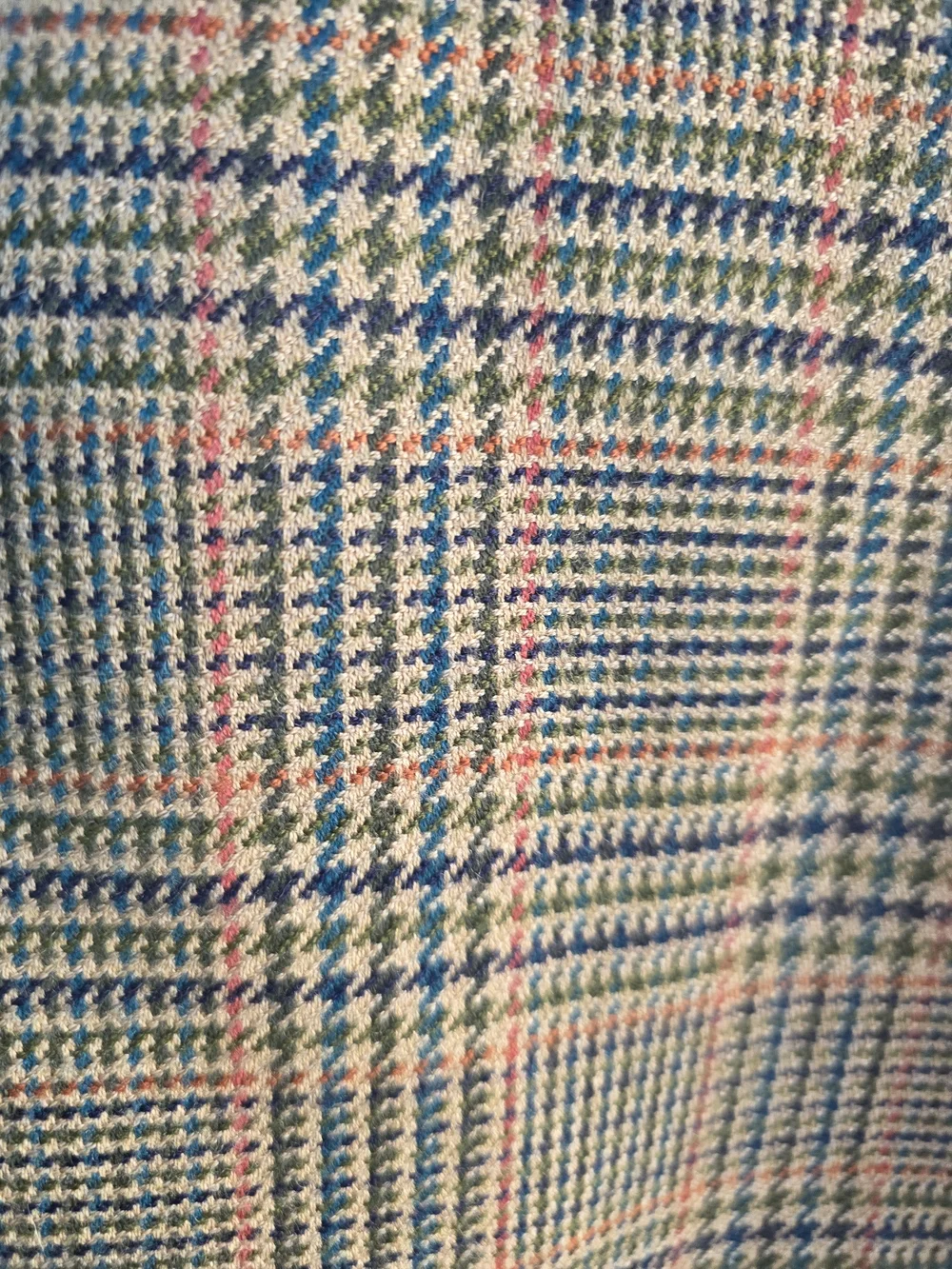 Classic Wool Avoca Plaid Men's Blazer - Brown Multi